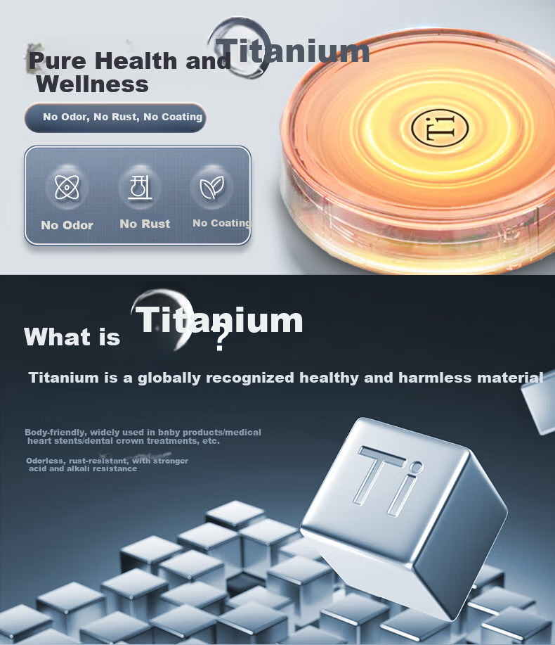 Amos Pure Titanium Health Kettle 1.2L Household Tea Kettle Baby-Grade 316 Electric Kettle Fully Automatic Insulation Appointment Flower Tea Kettle AS-YSH1258(Ti) 1