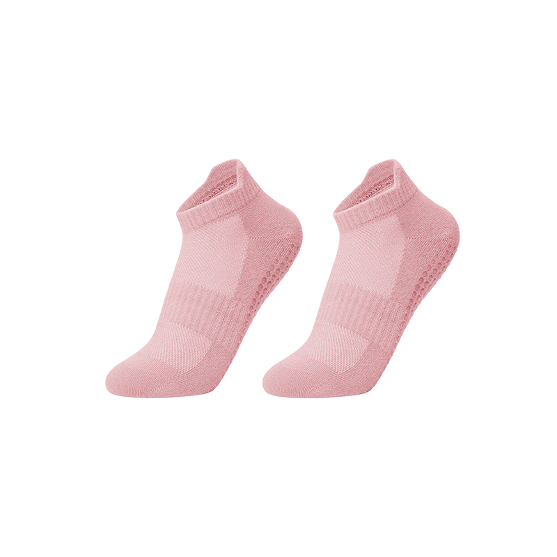 Keep Colorful Non-Slip Low-Cut Yoga Socks Pilates Summer Indoor Floor Dance Women Early Cherry Pink