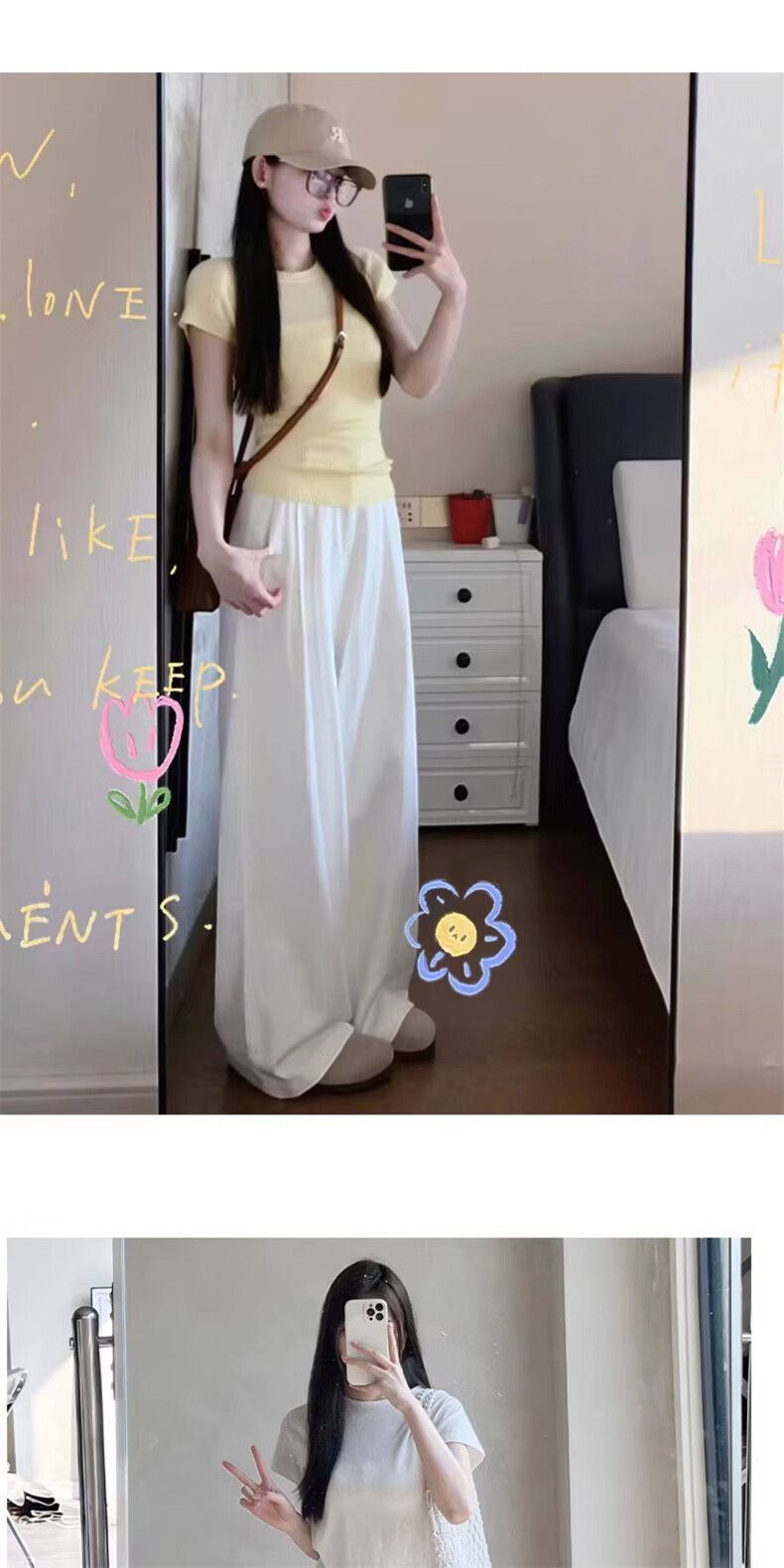 Langsha Japanese Style Yamamoto Pants Women Spring Summer 2026 New High Waist Casual Straight Loose Wide Leg Pants 14