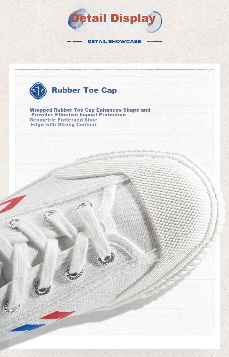 Feiyue Official Men's Canvas Shoes 2026 Summer New Casual Sneakers White Black Size 39 8