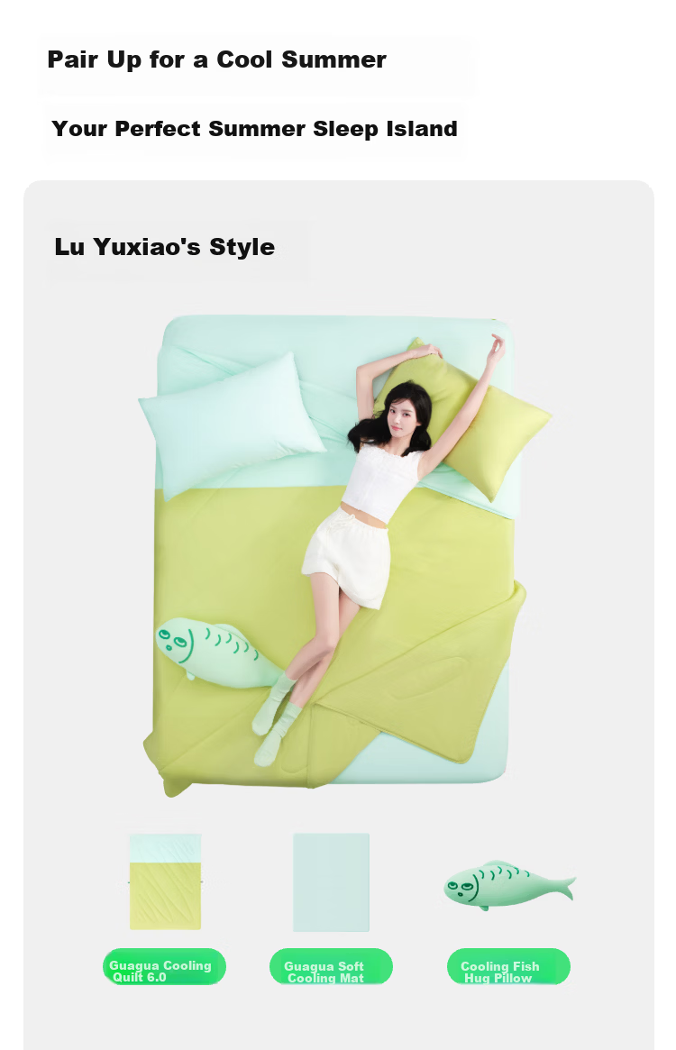 Tangdao Guagua Cooling Mattress Cover Washable 1.8m Air Conditioning Cooling Pad Baby Ice Silk Double Cooling Mat 16