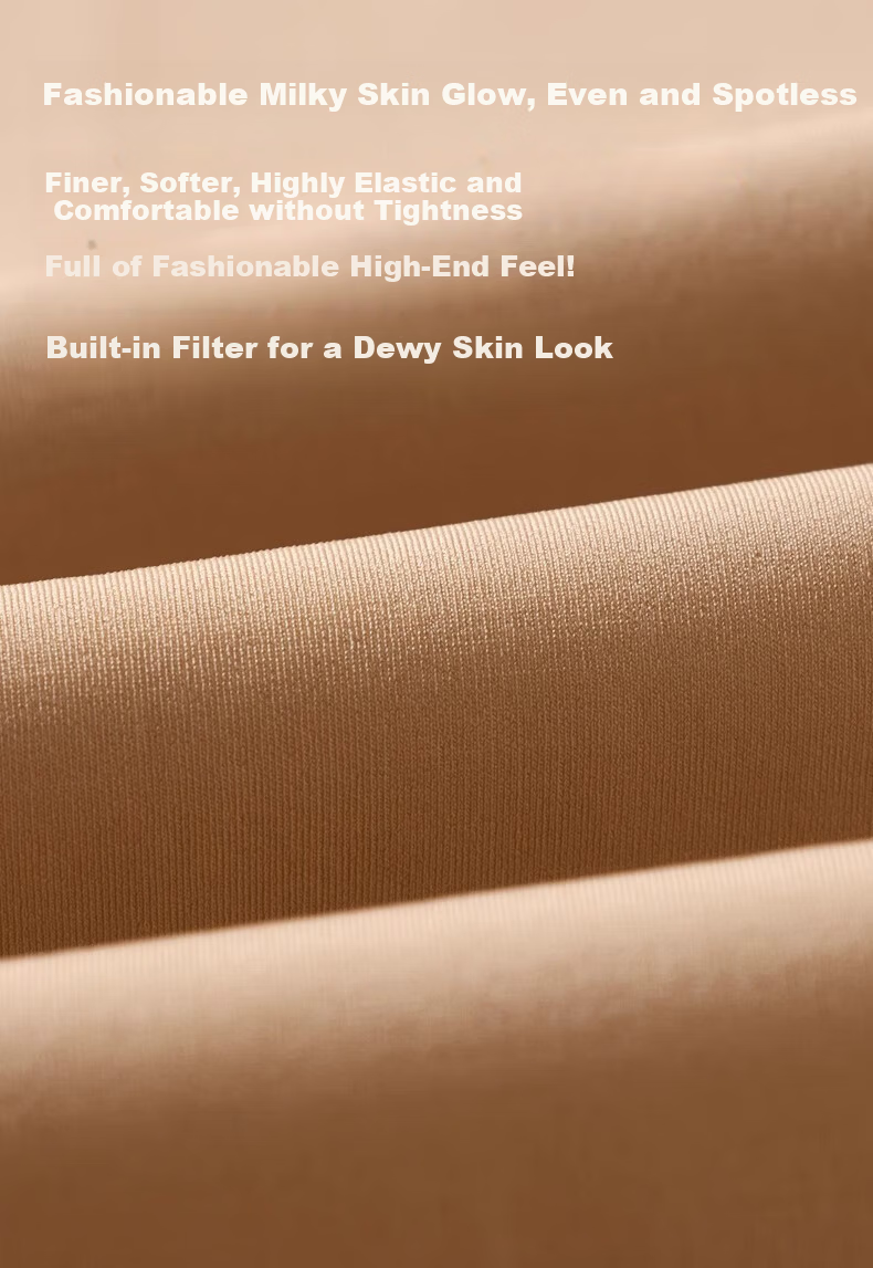 Me feeling Bare Leg Magic Autumn Winter Nude Feeling Fleece Lined Warm Skin-Tone Slimming Tights with Foot Three-Pack 12