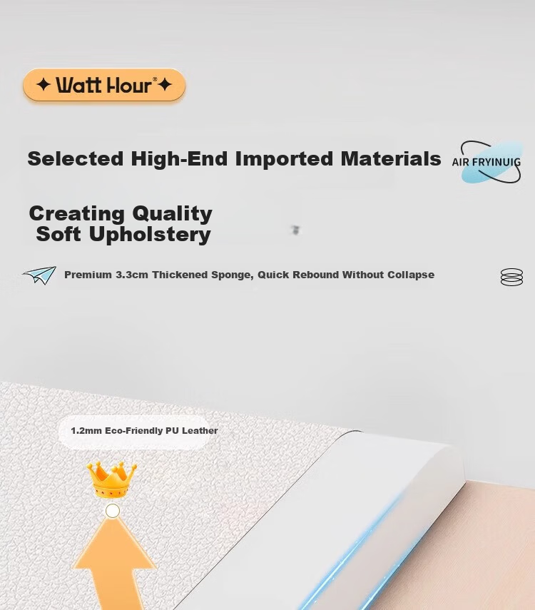 Watt-hour Tatami Soft Pack Wall Surround Children's Anti-collision Wall Sticker Kindergarten Anti-collision Pad 3D Thickened Light Green 20cm*50cm 11