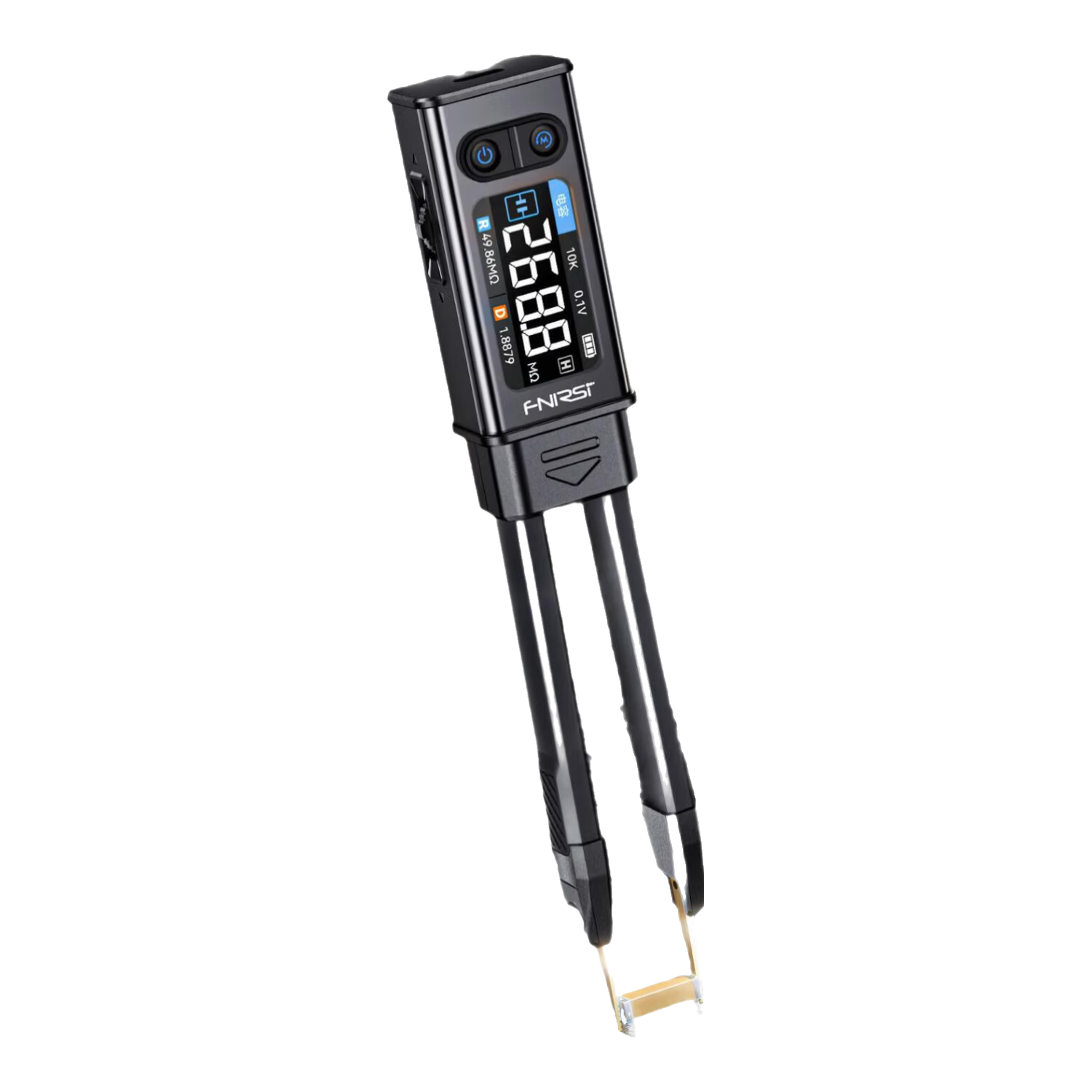 FNIRSI Digital LCR-ST2 Tweezer LCR Meter Resistance Inductance Capacitance Component Tester Multimeter Detector