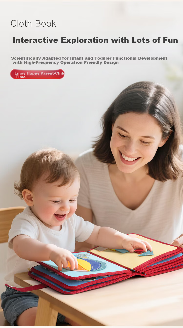 Disney Montessori Early Education Baby Cloth Book Infant Toy Luxury Book Newborn Gift Box First Birthday New Year Gift 7