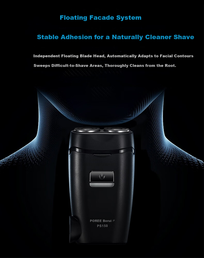 FLYCO FLYCO Bo Rui Electric Shaver, Fully Washable, Smart Rechargeable Portable Model Beard Trimmer, Gift for Father Or Boyfriend on Birthday Or Holiday, PS183 Subsidy 5