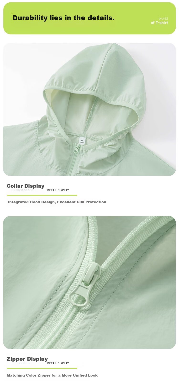 Baleno Women's Summer 2026 New Sports Outdoor Sun Protection Jacket UV Protection Lightweight Breathable Loose Coat 11