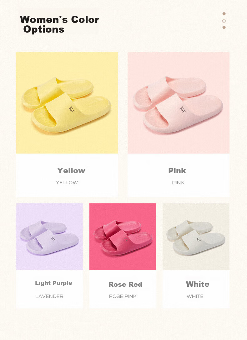 361° Feiyu SE Unisex Silent Thin Sole EVA Indoor Slippers Lightweight Soft Non-Slip Sandals 11
