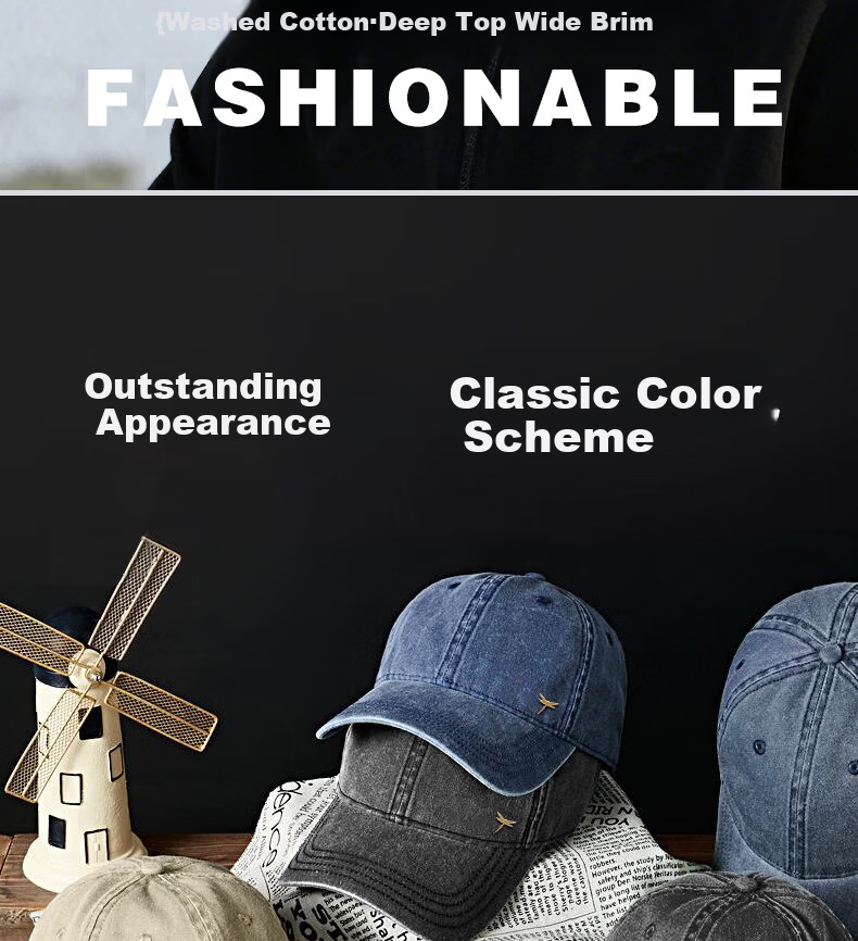 Red Dragonfly Men's Four-Season Sun Protection Baseball Cap Outdoor Casual Soft Top Duckbill Hat for Hiking and Fishing 2