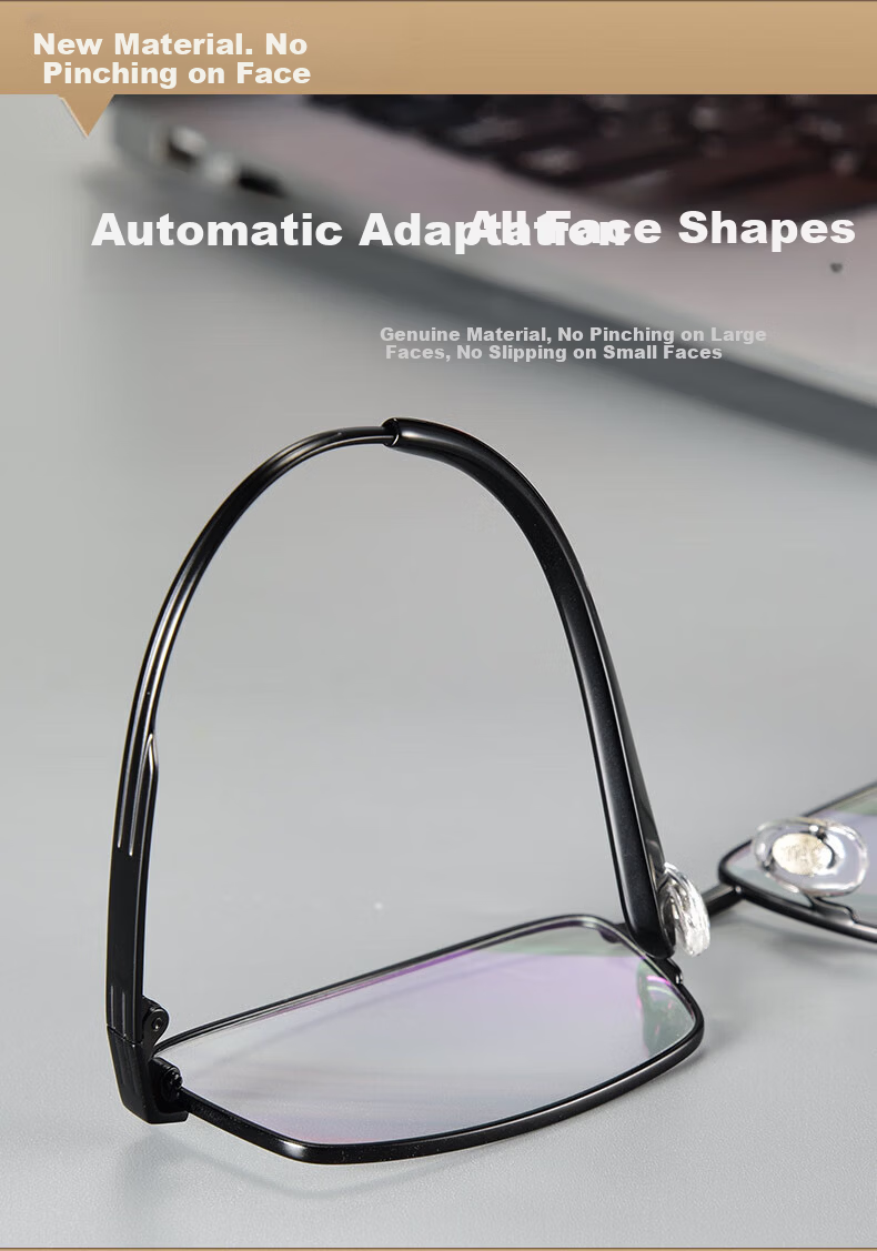 Chuangguo Japan Daiming High-End Pure Titanium Men's Reading Glasses HD Genuine Blue Light Blocking Top Ranked Brand 11
