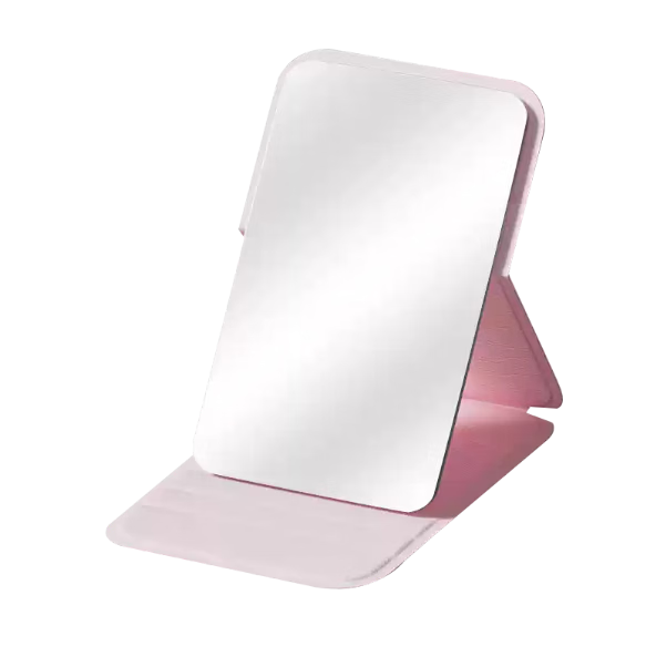 Chense Makeup Mirror, Portable High-Definition Foldable Flip Cover Mini Mirror, Handheld Princess Mirror for Student Dormitory