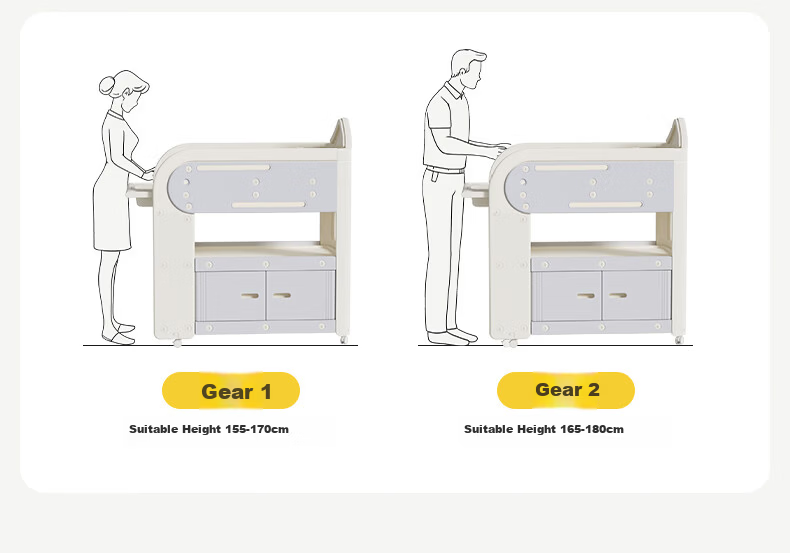 Babypods Diaper Changing Table Baby Care Station Newborn Diaper Changing and Massage Table Multifunctional Portable Mobile Baby Crib 7