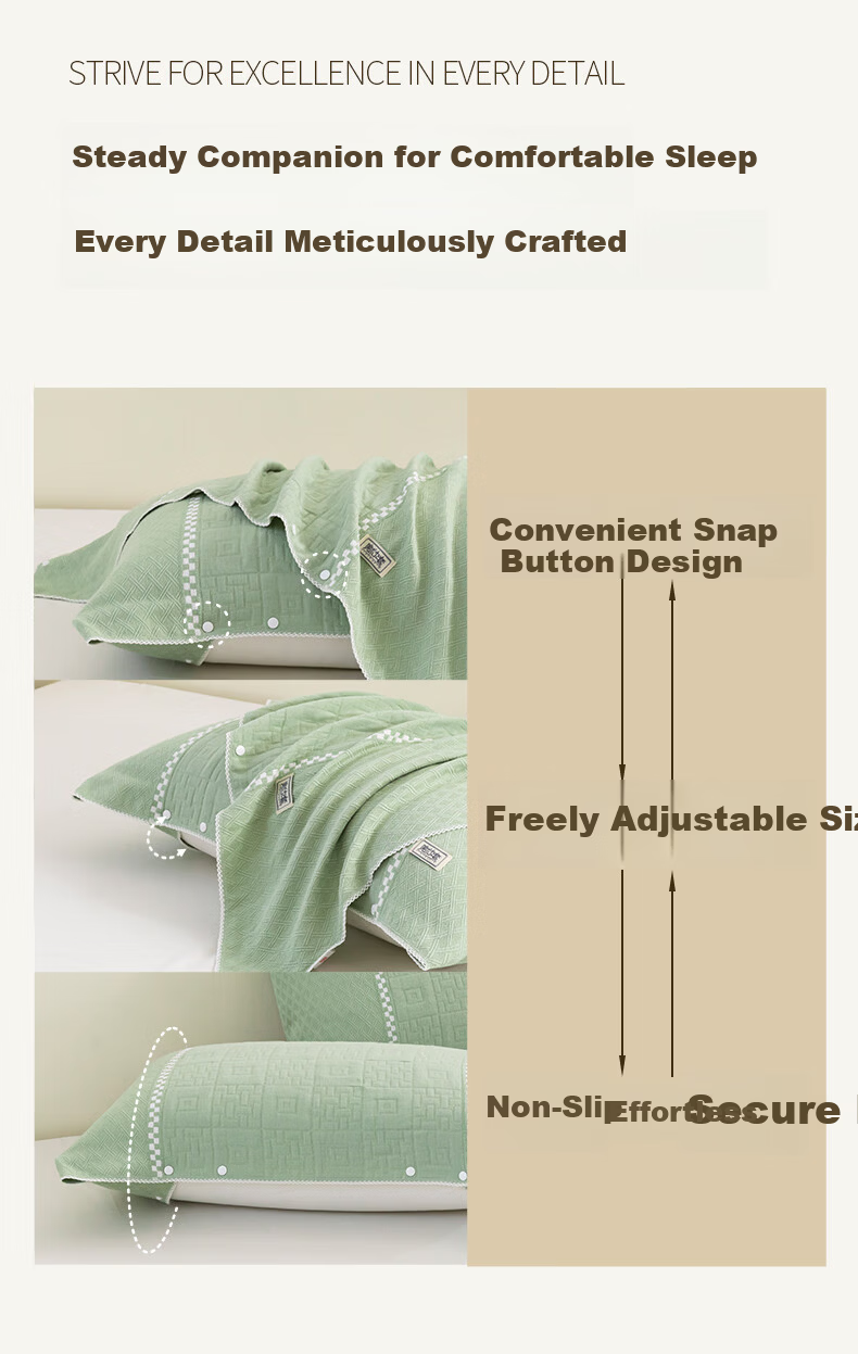 Hengyuanxiang Class A Antibacterial Pure Cotton Pillowcase, 100% Cotton Pillow Cover, 48x74cm, Set of Two, Transparent Pink 3