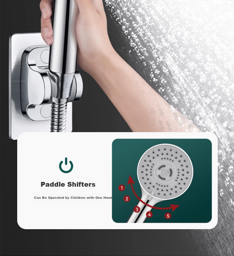 JROR [Germany] Shower Set Bathroom Shower Head with Hose Complete Shower Kit 14