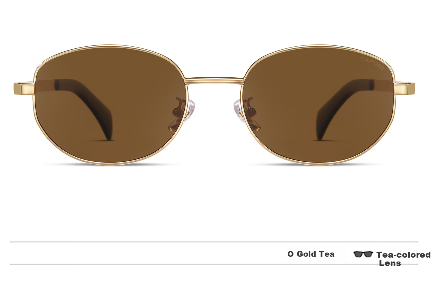 CAPONI Vintage Style Polarized Sunglasses for Women 2026 New UV400 Sun Protection Retro Trendy Eyewear 33