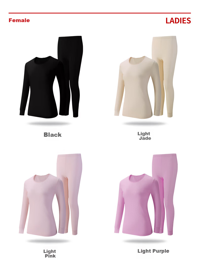 Hengyuanxiang [Hot Selling 50W Set] Thermal Underwear for Men And Women, Warm Cotton And Wool Sweater, All-Cotton Middle-Aged And Elderly Set for Autumn And Winter 14