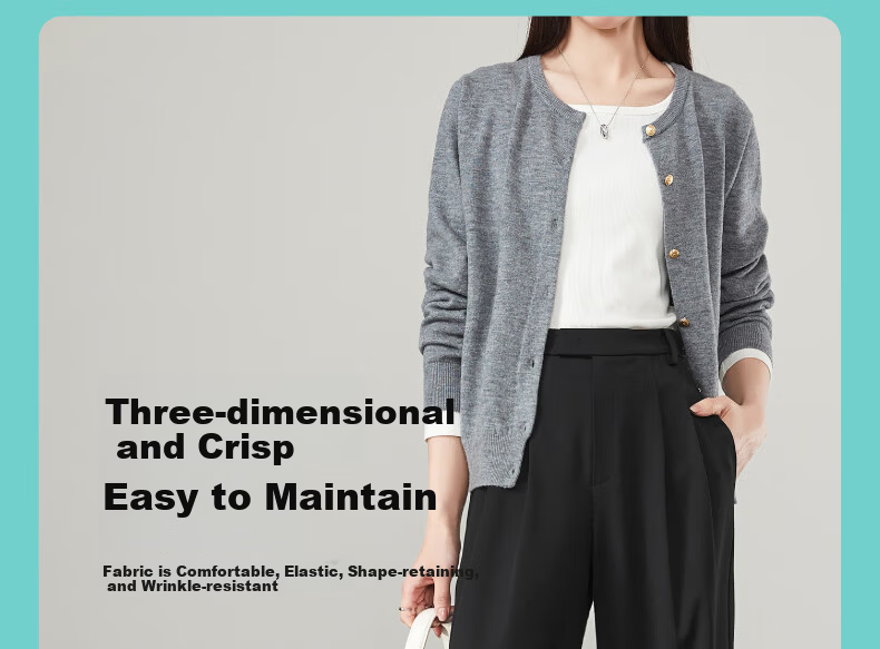 ESE-Y Wide-Leg Suit Pants for Women, New Spring 2025 High-Waist Draping Slimming Trousers, Black-Extended Length, Size 27 15