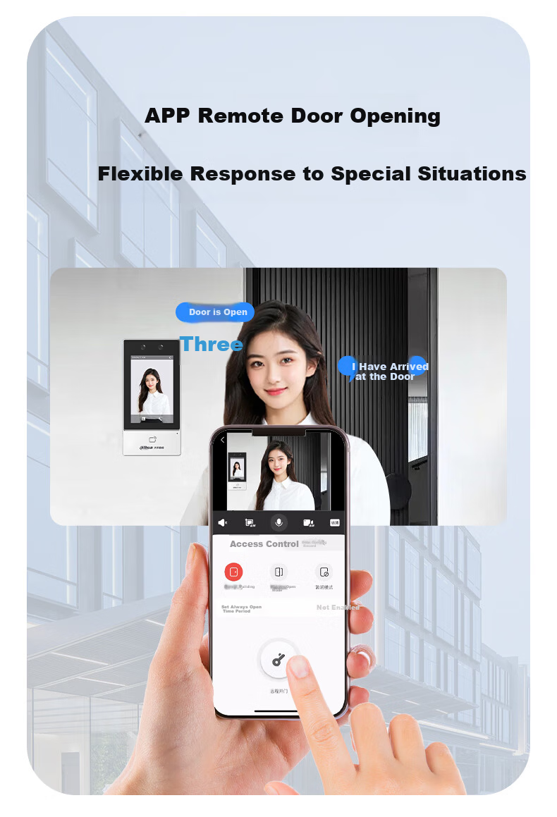 Dahua Facial Recognition Access Control All-in-One Machine Enterprise WeChat Co-branded Attendance Machine 4.3-inch Touch Screen Ethernet Network Company Face and Card Attendance K41 10