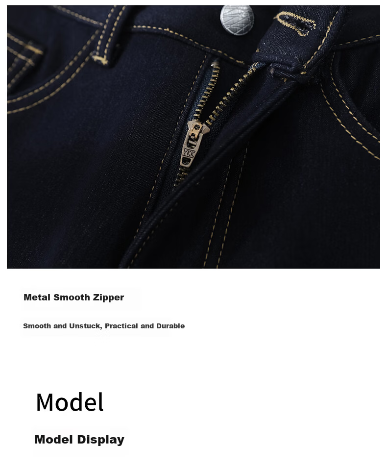 Xueqiman Denim Blue Women's Jeans 2026 Spring New Wrinkle-Resistant Slim Straight High-Waist Wide-Leg Pants 22