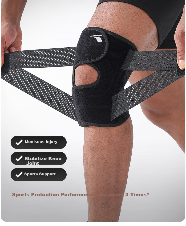 361° Knee Brace for Meniscus Injury, Medical Effusion, Sports Ligament Support, Knee Arthritis Protector, Summer Running and Hiking 2