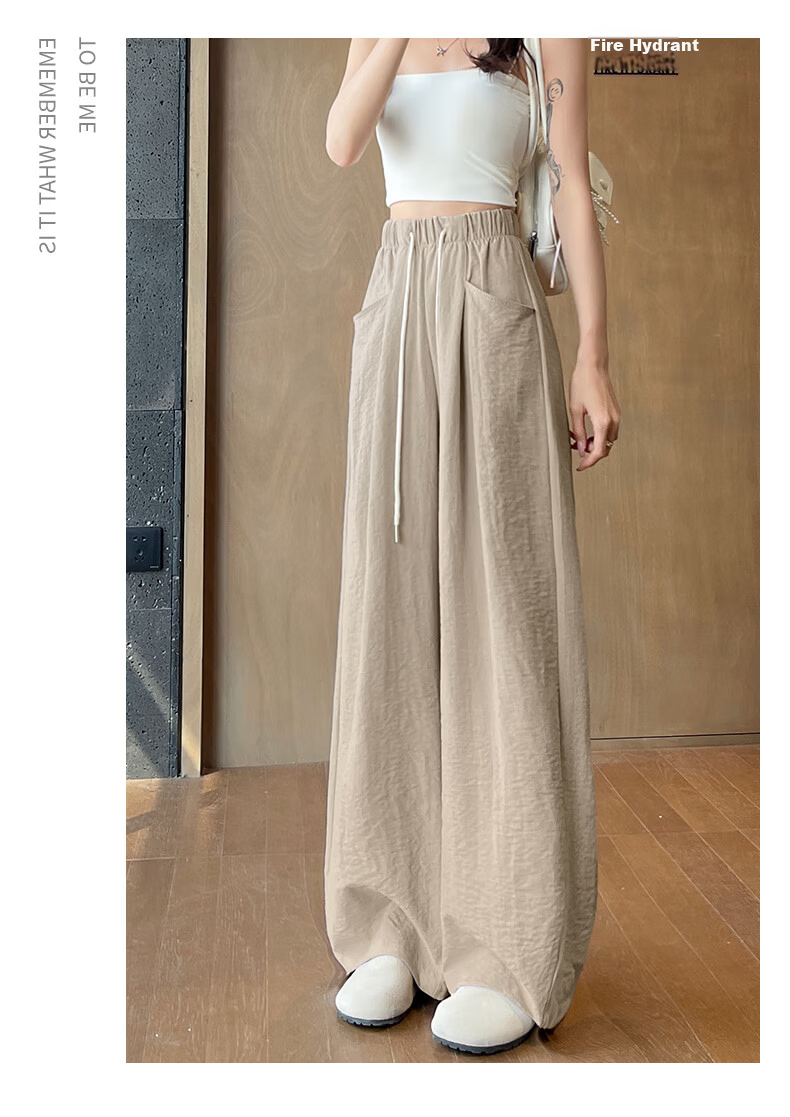 LangSha Lazy Wide-Leg Pants for Women, Spring/summer 2025, Milk Foam Yamamoto Pants, High-Waisted Draping Casual Loose Straight-Leg Trousers for Wome 15