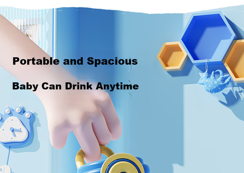 BABLOV Kids Insulated Stainless Steel Straw Water Bottle Student School Portable High-Quality Girls Cup 16