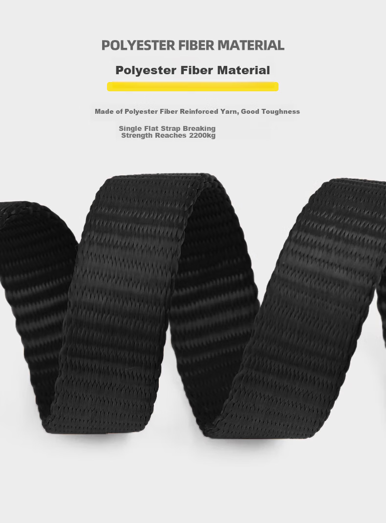 Gorm Climbing Mountaineering Rappelling Equipment Flat Webbing Loop Connecting Rope Safety Belt 22kN Protective Loop Flat Webbing Rope 50cm Black GD1541 6