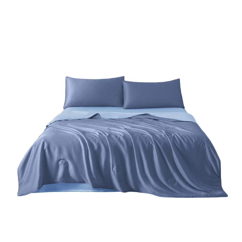 JD Original Silk Comforter, Lanjing Tencel Summer Cooling Quilt, Air Conditioning Quilt, 100% Silk Cooling Comforter, 1.5x2.1m