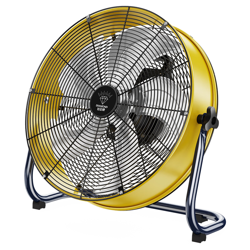 DIAMOND Industrial 20-inch Cylindrical High-Power Floor Fan Commercial Outdoor Worksite Desktop Strong Wind Electric Fan