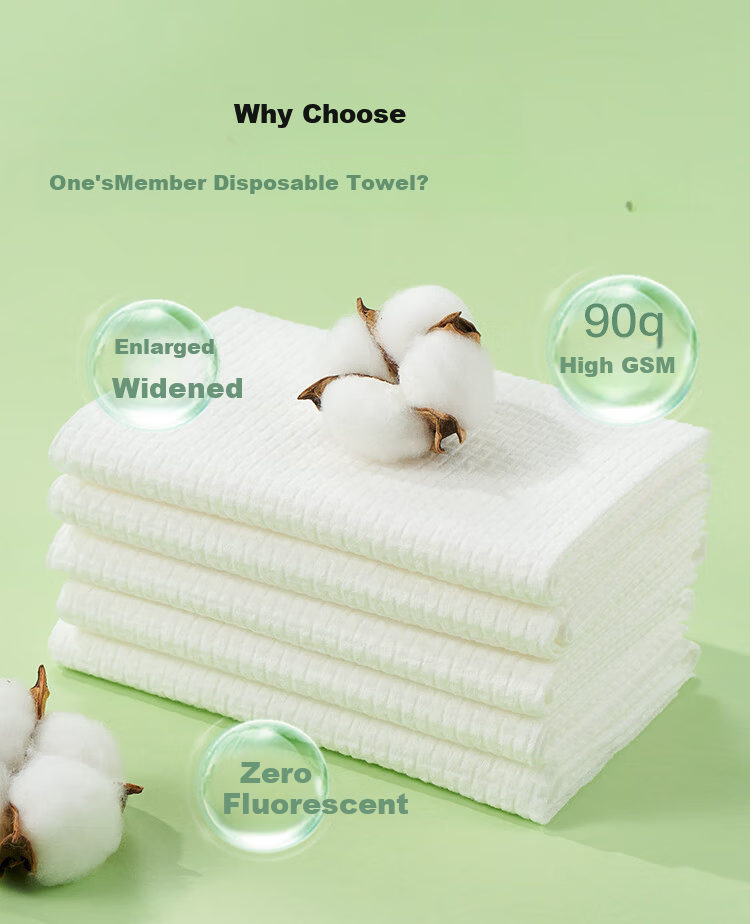 One's Member Disposable Towel Travel Hotel Portable Face Towels 10-Pack 2