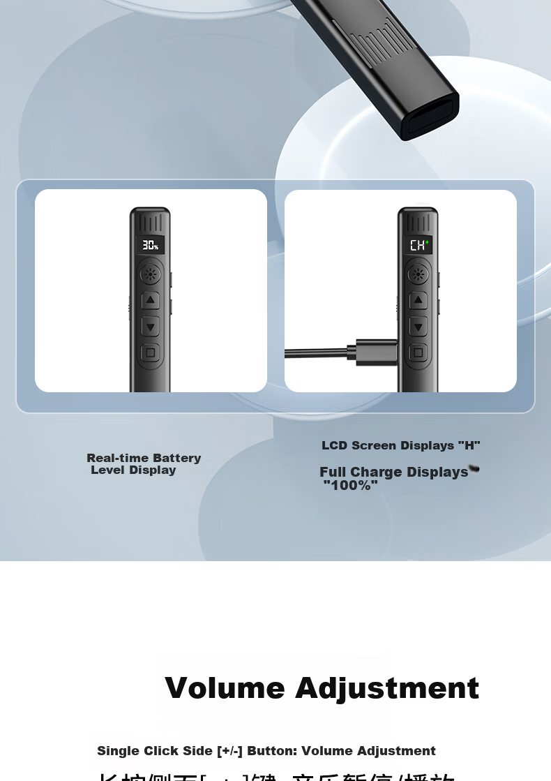Whistler K9 Black Flip Pen Teacher's Pointer Pen with Seewo Interactive Whiteboard Touch Writing Pen Multimedia Audio Control Pen PPT Presentation Projection Pen Multifunctional Laser Pointer 3