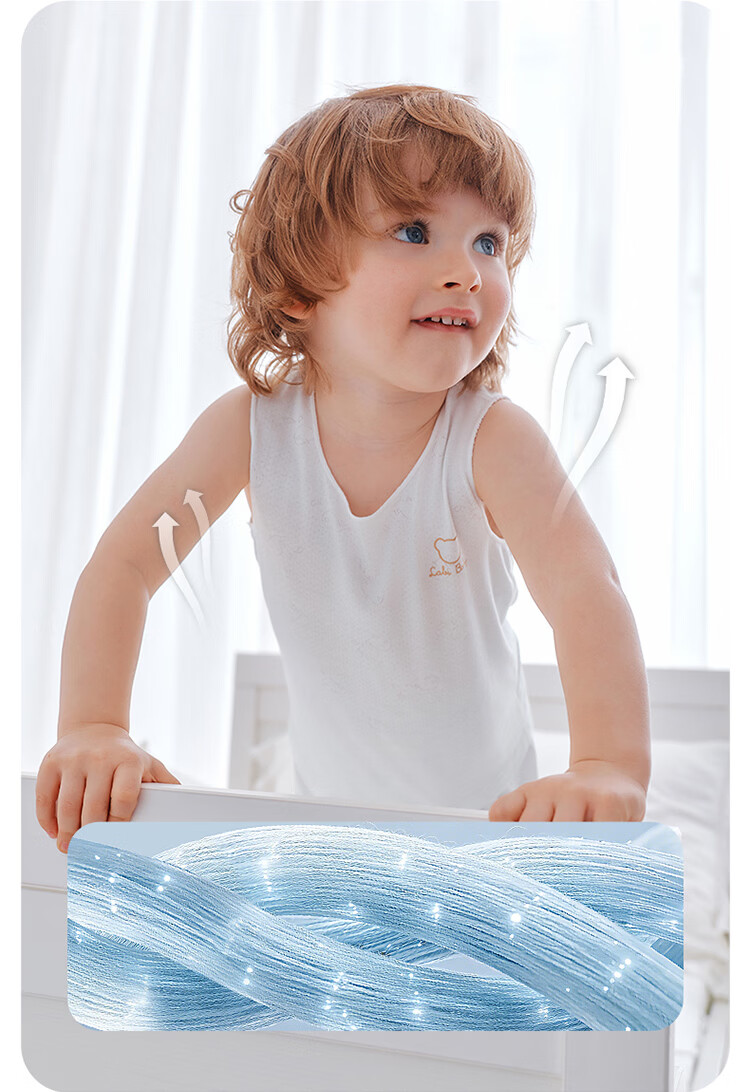 Labi Kids Vest Boys and Girls Summer Mesh Breathable Home Base Layer Top 2-Pack Light Rose Red 100 5