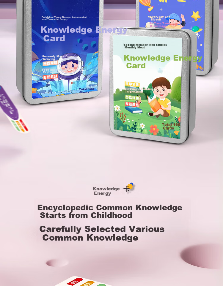 Huashimeng Picture-Based Idiom Cards for Primary And Secondary School Students, Fun Idiom Relay Poker Cards, Character Recognition Game Cards, 2 Boxes 2