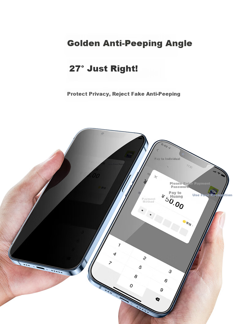 Smorss [High-Definition Film] Suitable for Apple 15 Tempered Glass Screen Protector, IPhone 15 Phone Film, High-Definition Clear Anti-Drop Anti-Fingerprint Ultra-Thin Glass Front Protective Film 3