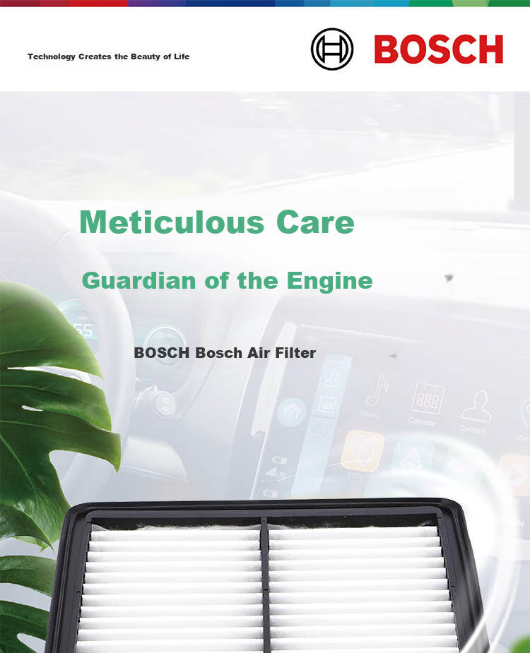 BOSCH Air Filter 2730 for Hyundai Sonata, Santa Fe, Azera, Cadenza, ix35, Kia K5, Sportage, Sorento 1