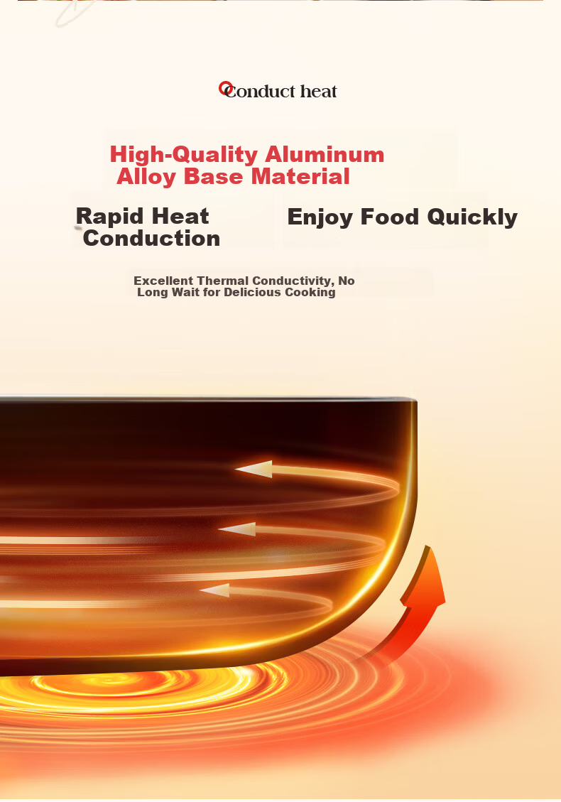 Supor Non-Stick Frying Pan Colorful Steak Pan 28cm Gas Stove Flame Compatible EJ28M4 8