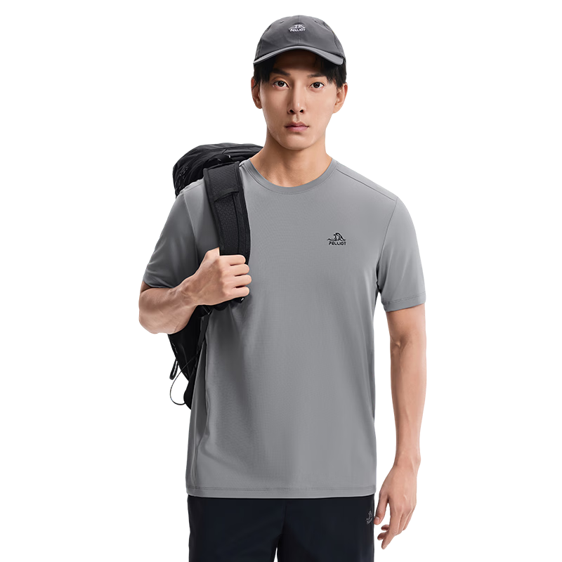 Pelliot Outdoor Quick-Dry T-Shirt Unisex Spring Summer Antibacterial Moisture-Wicking Sun Protection Short Sleeve Hiking Mountaineering Lightweight Top 116215078