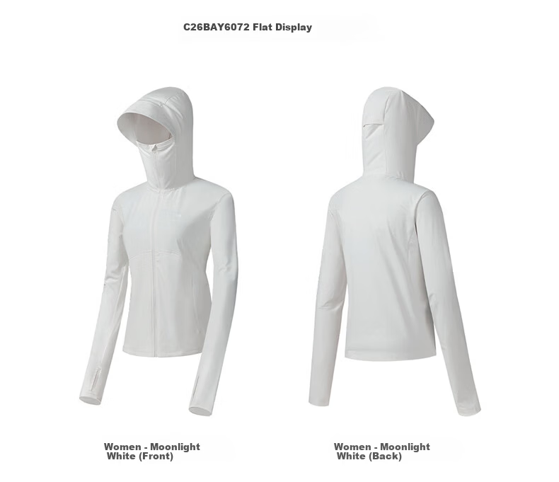 CAMEL Original Yarn Ice Cooling Sun Protection Men's Outdoor Quick-Dry Hooded Jacket C26BAYL6072 Phantom Black S 4