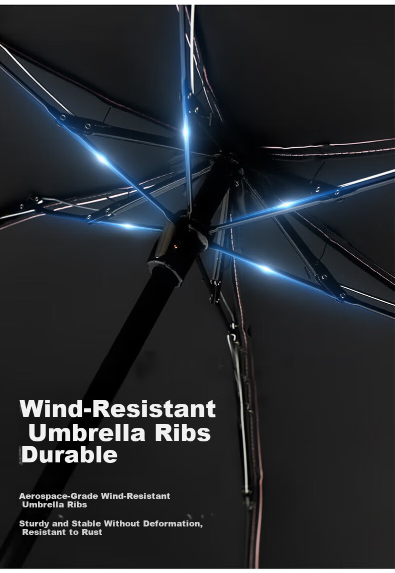 Impression City Mini Capsule Umbrella Black Coating UV Protection Sunshade Portable Lightweight Beige Sun and Rain Umbrella 5