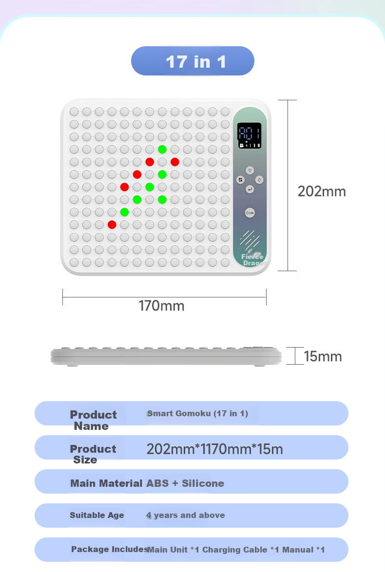 Raptor [Children's Day Gift] Electronic Gomoku Smart Board Go Electronic Board Smart Go 28