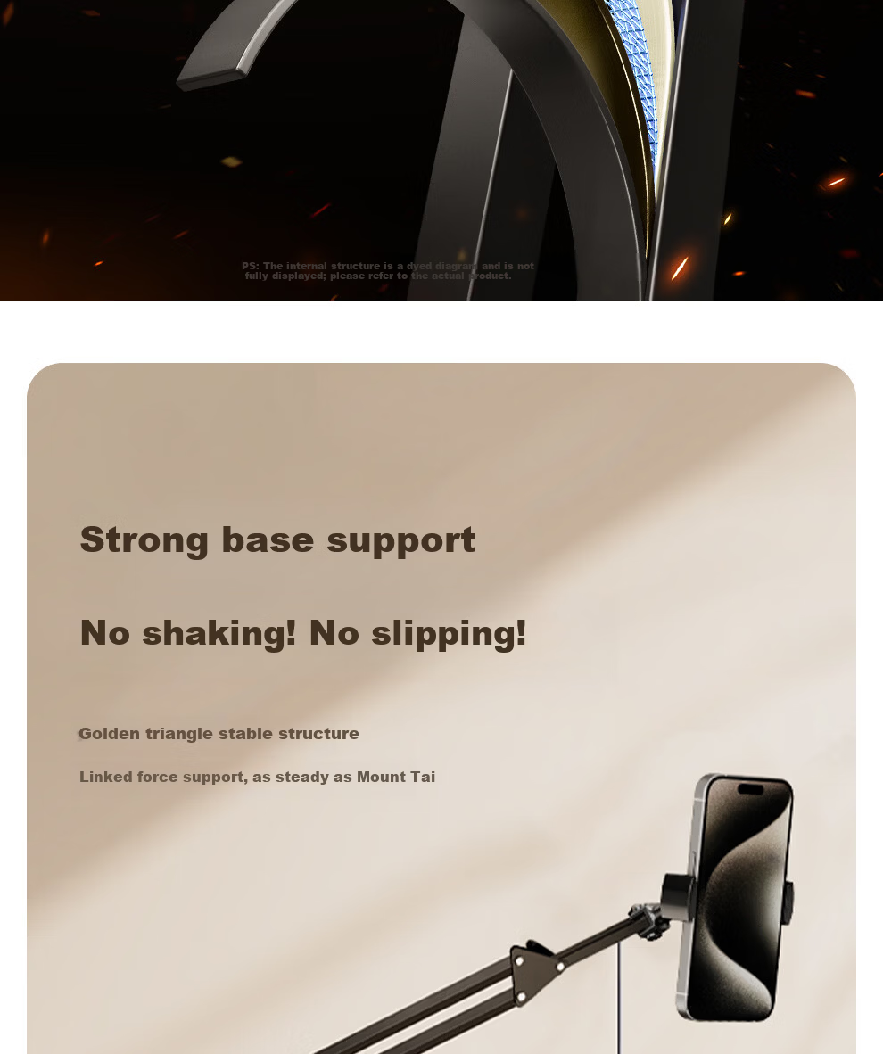 Xiaotian Tablet Stand Bedside Lazy Phone Holder Desktop Cantilever iPad Stand Dorm Bed Lying Drama Watching Tool Live Streaming Multi-Functional Stand Switch Universal Clip 12