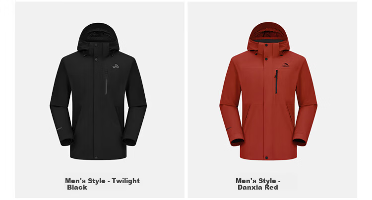 Pelliot Mountain Classic 3.0 3-in-1 Waterproof Jacket Spring Autumn Unisex Warm Coat 125301055 Purple L 32