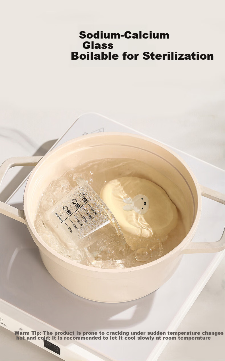 Baoshi Baby Food Storage Glass Box Steamable Freezer Safe Fresh-Keeping Cake Mold Baby Food Bowl Baking Tool 3