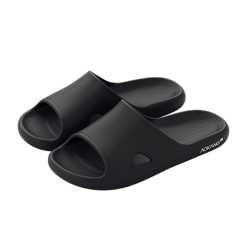 Aokang Men's Anti-Slip Slippers Summer 2026 New Home Bathroom Shower Non-Slip EVA Soft Sole Premium Sandals