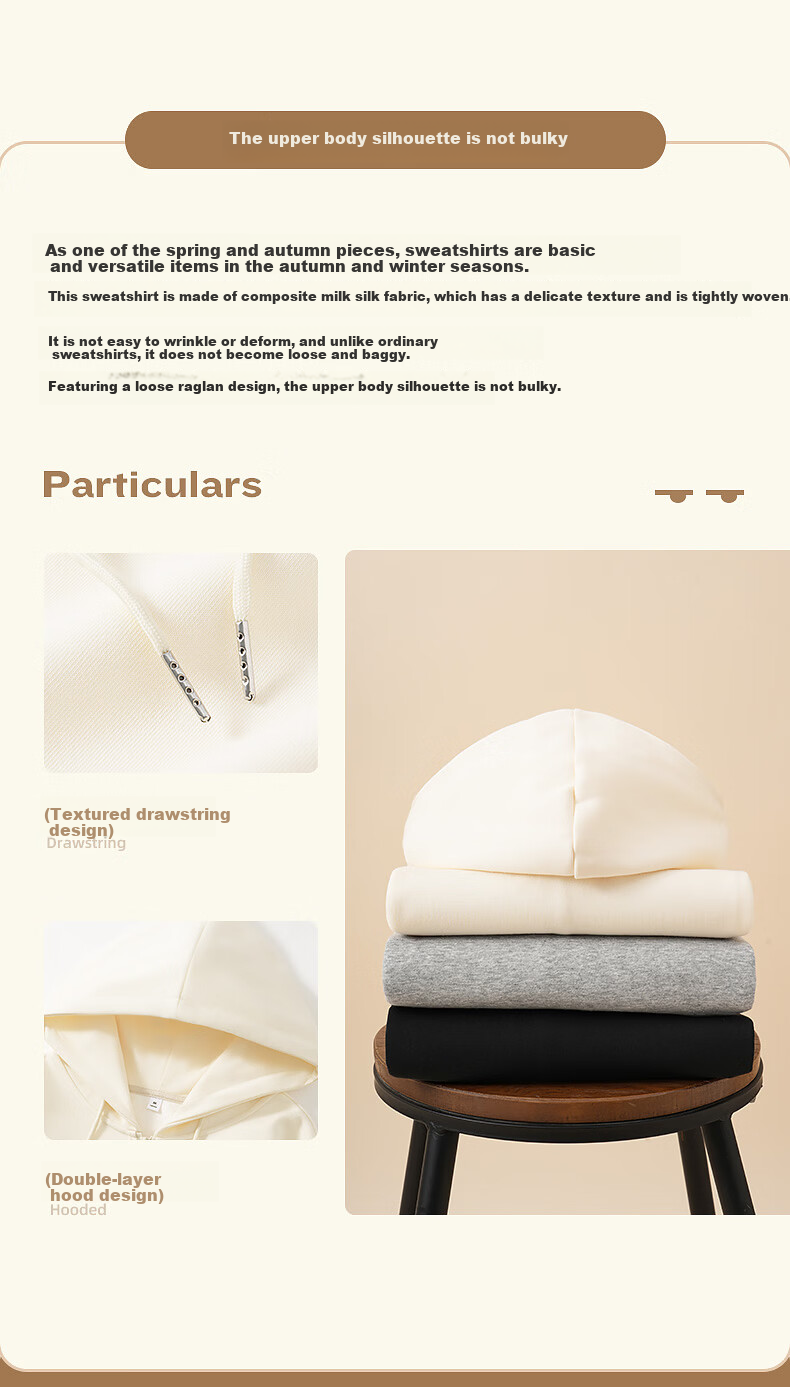 Jeanswest Women's Commuter Cardigan Hoodie Jacket Spring Autumn 2026 New Winter Fleece Thickened Sherpa Hooded Top 6