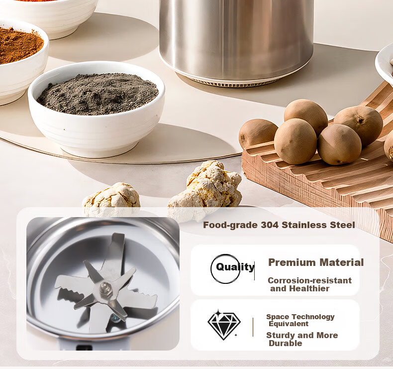 Suncha Ultra-Fine Grinder Household Herbal Powder Mill Small Grain and Pepper Grinding Machine 3