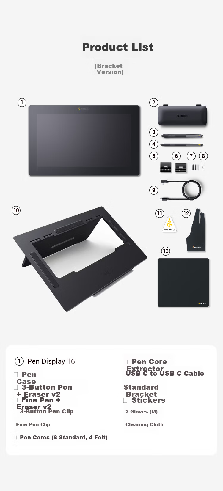Xencelabs Matisse 16 Education Edition 4K OLED Ultra HD Drawing Tablet Pen Display for Painting Handwriting Flat Fashion Animation 3D Modeling Creative Teaching Design 20