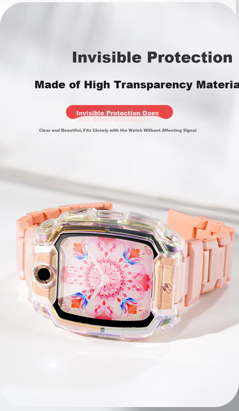 LANGLING New Colorful Protective Case for Xiaotiancai Z11 Kids Phone Watch, Full-Cover Shockproof Slim TPU Case for Boys and Girls 3