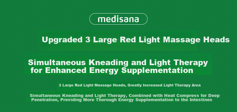 MEDISANA German Abdominal Massager Promotes Intestinal Peristalsis Stomach Massager Warm Uterus Waist Belt Heat Therapy Fully Automatic Massager Practical Gift for Women 25