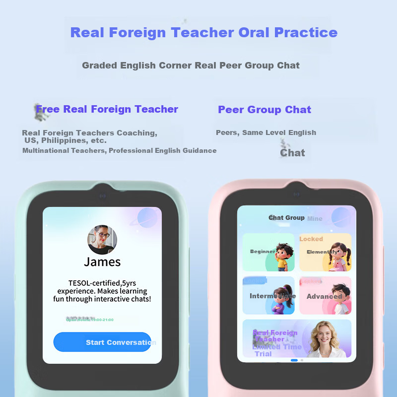 Listeneer K9Pro Hearing Aid English Listening Portable MP3 Ear Training Word Immersion Machine High School English Learning Device Story Companion Repeater Pink 128GB
